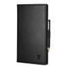 Leather Golf Scorecard Holder - Black