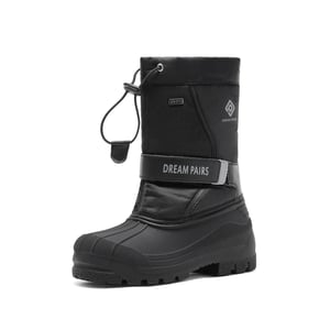 DREAM PAIRS Girls   Boys Waterproof Snow Boots