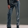 AKIRA Ashton Sequin Denim Pants | Size Small