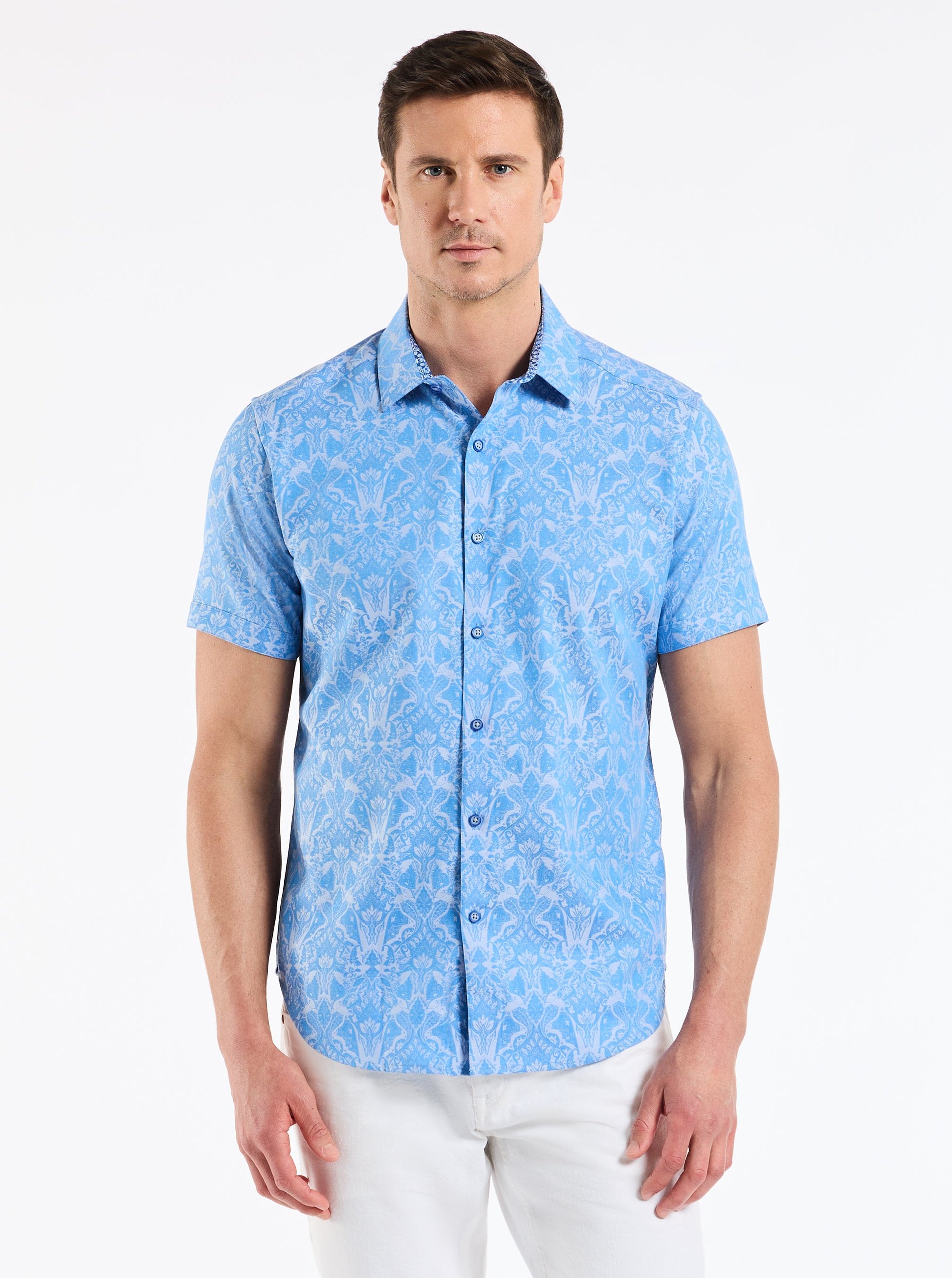 Robert Graham Highland Short Sleeve Button Down Shirt