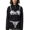 TROMPE L'OEIL ZIP HOODIE - L