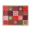 Patchwork Paws Washable Doormat - 65x85cm