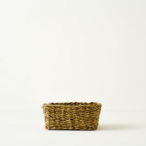 Kiara Natural Wicker Woven Square Basket
