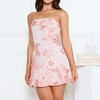 Style Files Strapless Mini Dress Pink