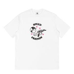 Pawa Speed Sports Friends T-Shirt White