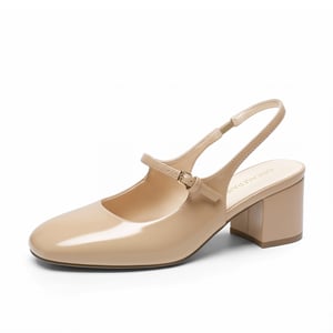 DREAM PAIRS Women   s Square Toe Mary Jane Shoes