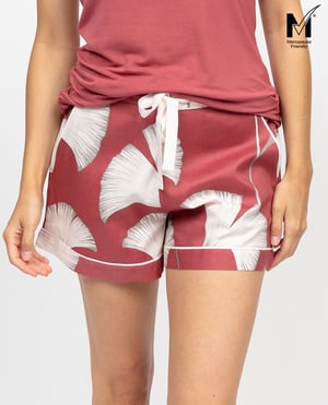 Josie Womens Leaf Print Shorts - 28