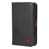 Google Pixel 10 Pro Fold Leather Case - Black with Red Detail
