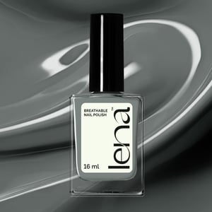 LENA Breathable & Water-Permeable Halal Nail Polish - Gray-ceful Girl - LE130