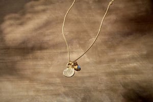 nkuku Idalia Labradorite Necklace | Gifting | One Size | Gold