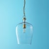 Rumeli pendant light in clear glass