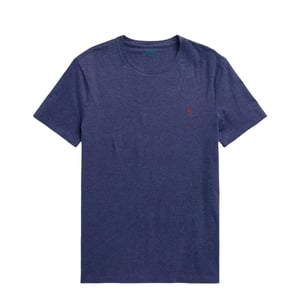 Polo Ralph Lauren Custom Slim Fit Jersey Crewneck T-Shirt Spring Navy Heather