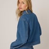 Blue Boxy Denim Jacket