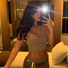 Glimmering Hour Sequin Knit Crop Top Gold