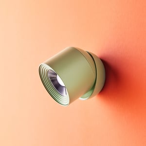 Scoon rechargeable wall light in watercress