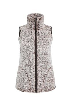 Weird Fish Raia Cosy Fleece Gilet Bronze Size 14
