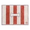 Bone Stripe Rust Washable Doormat - 65x85cm