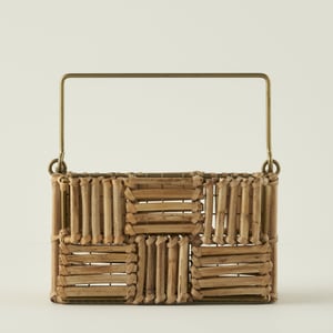 Dawn Rattan Flatware Stand