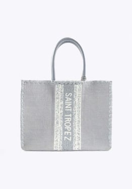 St Tropez Tote Bag Grey - One Size