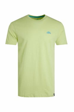 Weird Fish Fished Branded T-Shirt Acid Lime Size S