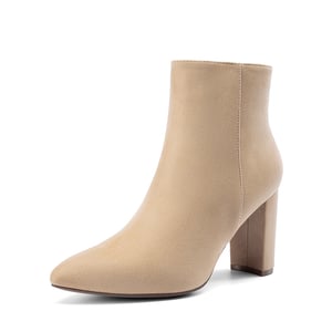 DREAM PAIRS Sianna Chunky High Heel Ankle Booties