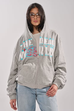 AKIRA Epic Reversible Zip Up Sweatshirt | Black | Size 1X
