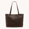 Hammitt Andersen Revival Espresso Pebble Silver LRG