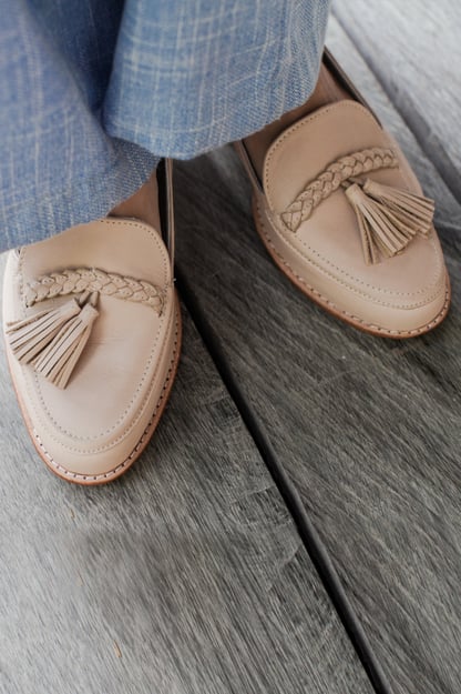 Brooklyn Leather Loafers with Tassel
