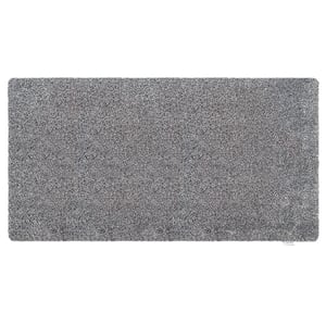 Plain Fleck - Light Grey Runner - 80x150cm