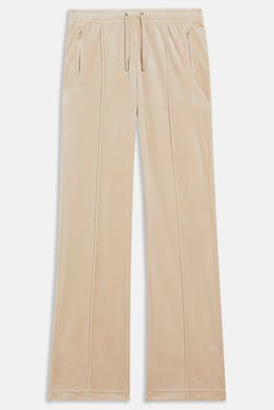 BRAZILIAN SAND VELOUR DIAMANTÉ TRACKSUIT BOTTOM - XL / Beige