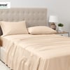 QE Home 500TC Eucalyptus Luxe TENCEL™ Lyocell Sheet Set Sheet Set in Peachland, Yellow, Double