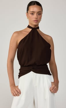 Afterveil Top (Cocoa) - US 6