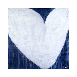 She Will Be Loved Drippy Heart Art Print