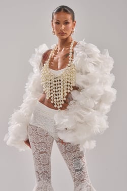 AKIRA Chiara Floral Shrug | Size 1X/2X