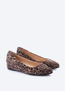 Roma Premium Fabrics Suede Flats