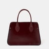 The Mini Work Bag - Oxblood Patent