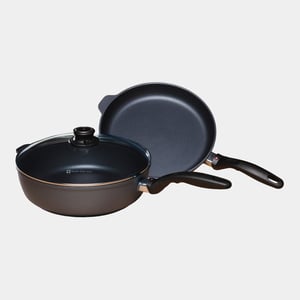 HD Nonstick 3-Piece Set - Fry Pan & Saute Pan - Induction