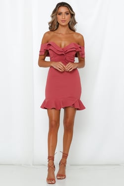 Carrying Your Love Dress Rose