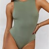 BASE Repeat After Me Bodysuit Khaki