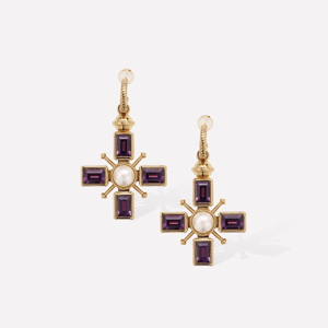 Byzantine Cross Earrings - Preorder