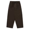 Kappy Two Tuck Wide Denim Pants Brown