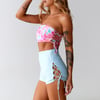 HELLO MOLLY Venice Beach Shorts Sky