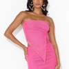 Pictures Please Mesh Crop Top Pink