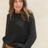 Sloane Crewneck in Black