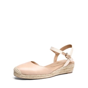 DREAM PAIRS Ankle Strap Closed Toe Espadrille Wedges