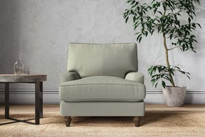 nkuku Marri Armchair | Make To Order | Recycled Cotton Seaspray | No Colour