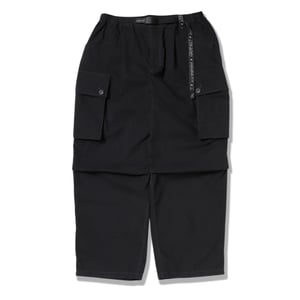 Gramicci x And Wander Womens Military Wide Pant Black