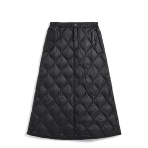 Taion Womens Military Snap Button Down Skirt Soft Shell Black