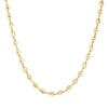 Puffed Mariner Chain Necklace Gold