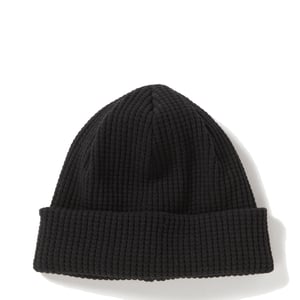 Jackman Waffle Knit Cap Black
